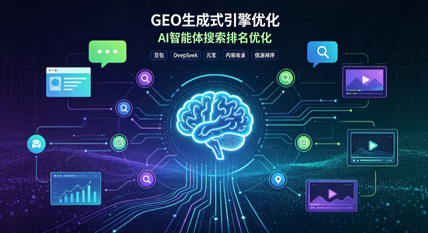 清流县GEO 浪潮来袭：生成式引擎优化崛起，创作者争抢豆包、DeepSeek、元宝智能体流量入口